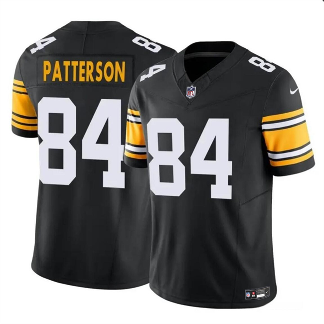 Youth Pittsburgh Steelers #84 Cordarrelle Patterson Black 2024 F.U.S.E. Alternate Vapor Untouchable Limited Football Stitched Jersey